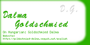 dalma goldschmied business card